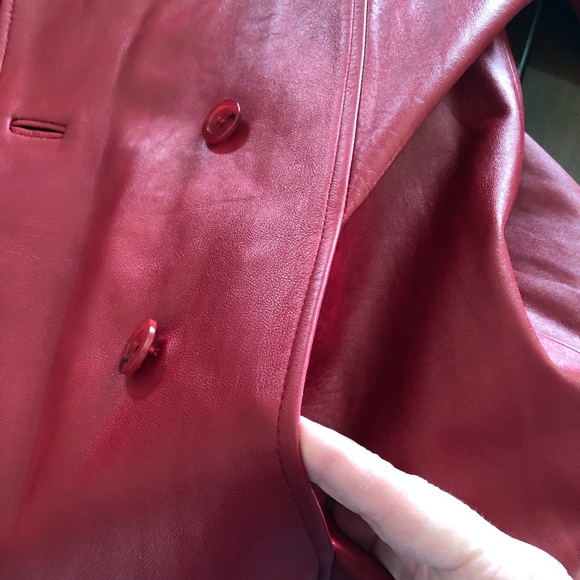 Ellen Tracy Vintage Leather Jacket size small - Picture 8 of 14